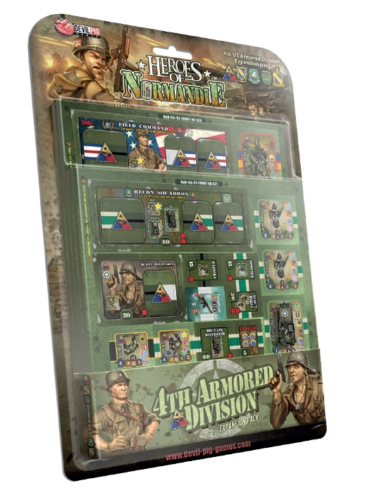 IELLO Heroes Of Normandie: US 4th Armored Division Board Games 1 IELLO Heroes Of Normandie: US 4th Armored Division Board Games