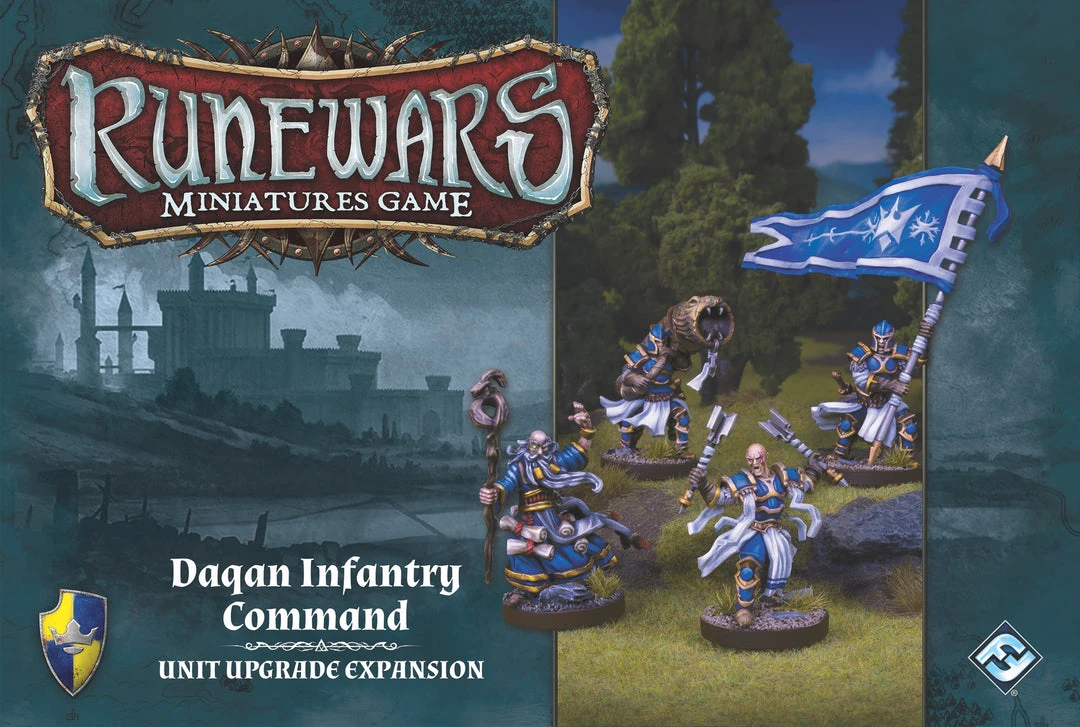Fantasy Flight Games Runewars Miniatures Game: Daqan Infantry Command - Unit Upgrade Expansion Board Games 1 Fantasy Flight Games Runewars Miniatures Game: Daqan Infantry Command - Unit Upgrade Expansion Board Games