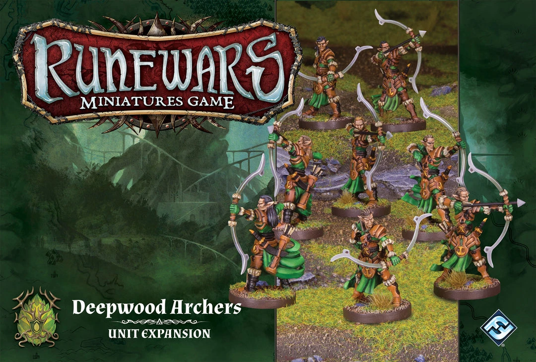 Fantasy Flight Games Runewars Miniatures Game: Deepwood Archers - Unit Expansion Board Games 1 Fantasy Flight Games Runewars Miniatures Game: Deepwood Archers - Unit Expansion Board Games