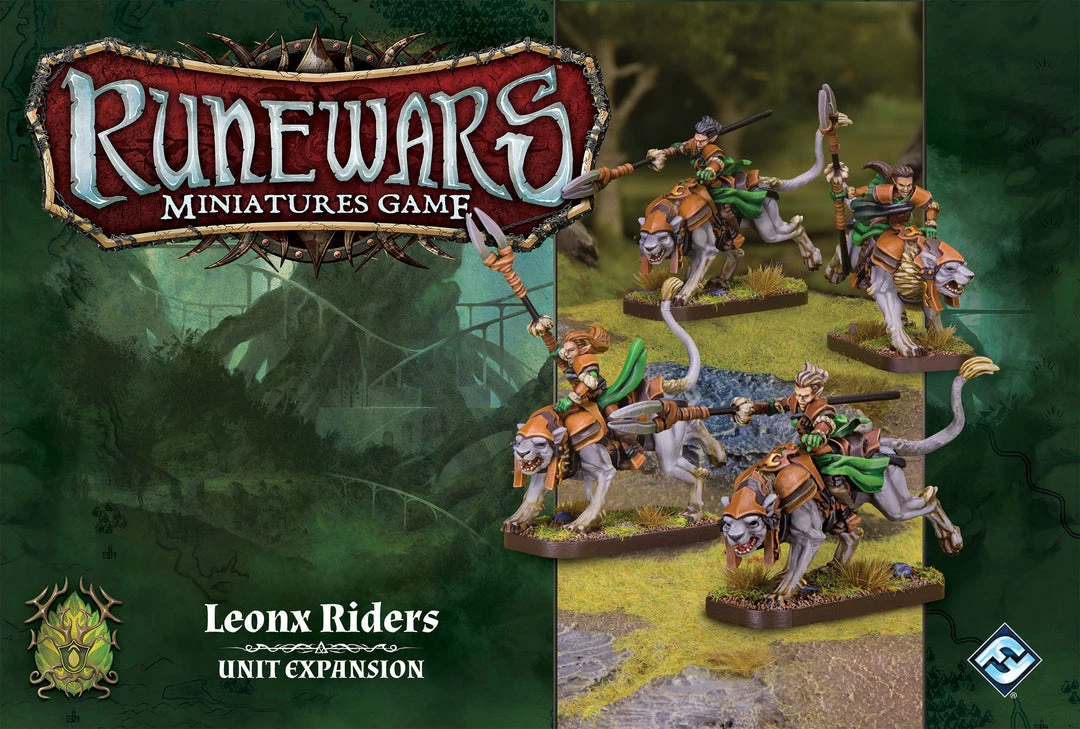 Fantasy Flight Games Runewars Miniatures Game: Leonx Riders - Unit Expansion Board Games 1 Fantasy Flight Games Runewars Miniatures Game: Leonx Riders - Unit Expansion Board Games