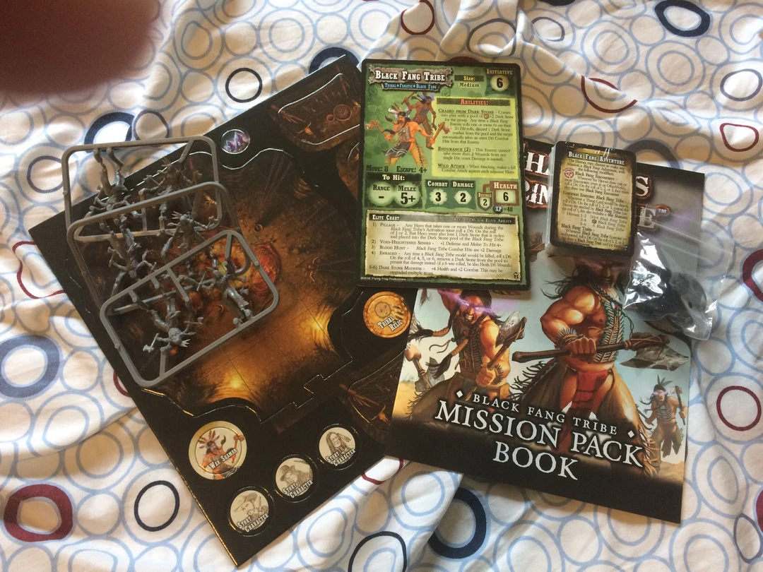 Flying Frog Productions Shadows Of Brimstone: Black Fang Tribe Mission Pack Board Games 1 Flying Frog Productions Shadows Of Brimstone: Black Fang Tribe Mission Pack Board Games