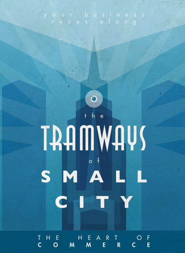 AVStudioGames Board Games Tramways: The Tramways Of Small City (Blue) 1 AVStudioGames Board Games Tramways: The Tramways Of Small City (Blue)