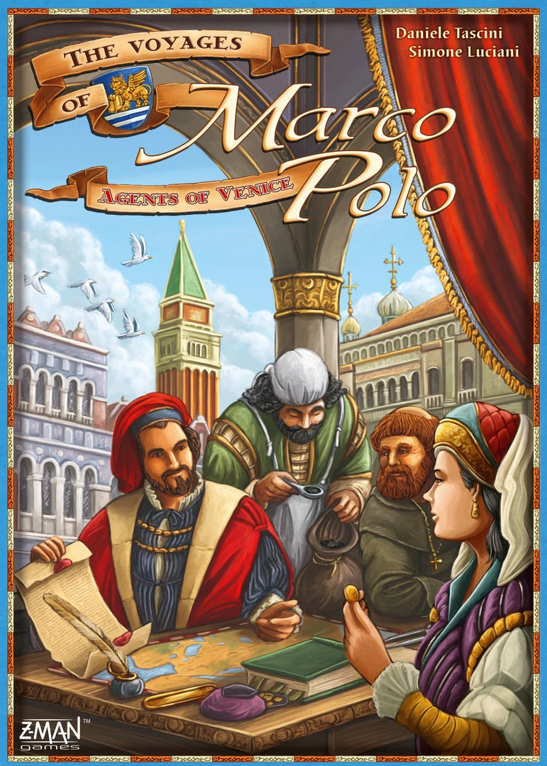 Z-Man Games The Voyages Of Marco Polo: Agents Of Venice Board Games 1 Z-Man Games The Voyages Of Marco Polo: Agents Of Venice Board Games