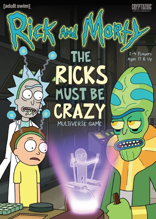 Cryptozoic Entertainment Rick And Morty: The Ricks Must Be Crazy Multiverse Game Board Games 1 Cryptozoic Entertainment Rick And Morty: The Ricks Must Be Crazy Multiverse Game Board Games