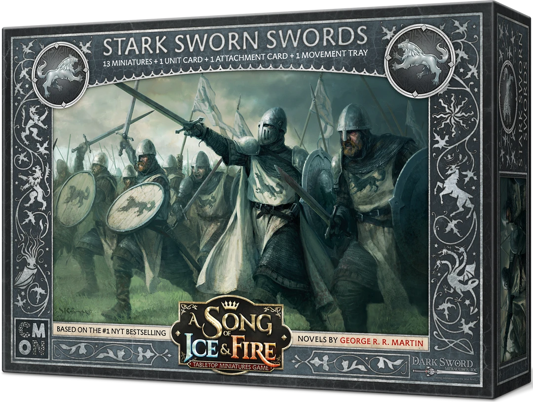 CMON Limited A Song Of Ice & Fire: Tabletop Miniatures Game - Stark Sworn Swords Board Games 1 CMON Limited A Song Of Ice & Fire: Tabletop Miniatures Game - Stark Sworn Swords Board Games