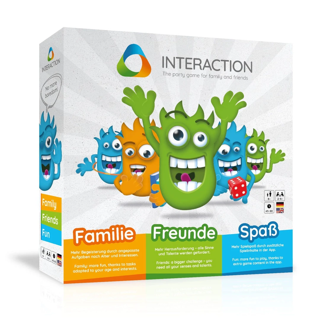 Rudy Games GmbH INTERACTION: No More Boredom! (Import) Board Games 1 Rudy Games GmbH INTERACTION: No More Boredom! (Import) Board Games