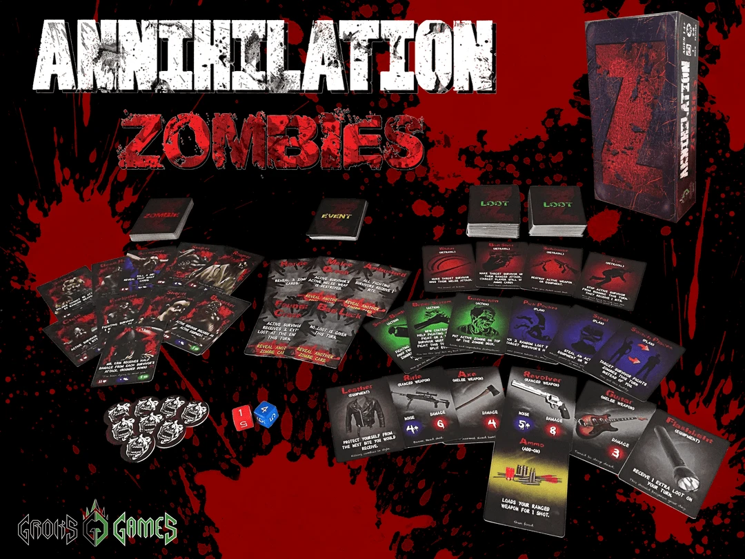 (Self-Published) Board Games Annihilation Zombies 1 (Self-Published) Board Games Annihilation Zombies