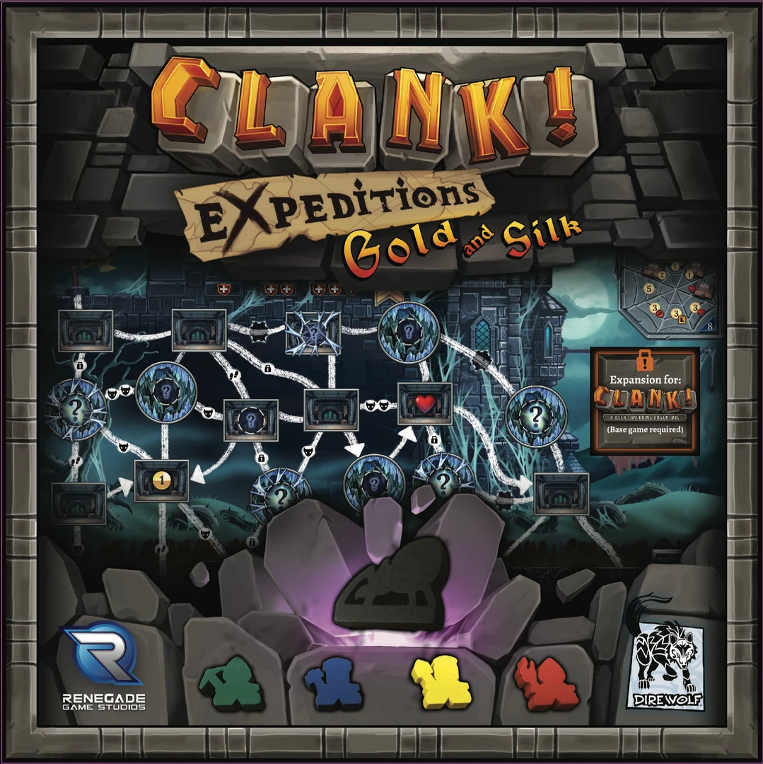 Renegade Game Studios Board Games Clank! Expeditions: Gold And Silk 1 Renegade Game Studios Board Games Clank! Expeditions: Gold And Silk