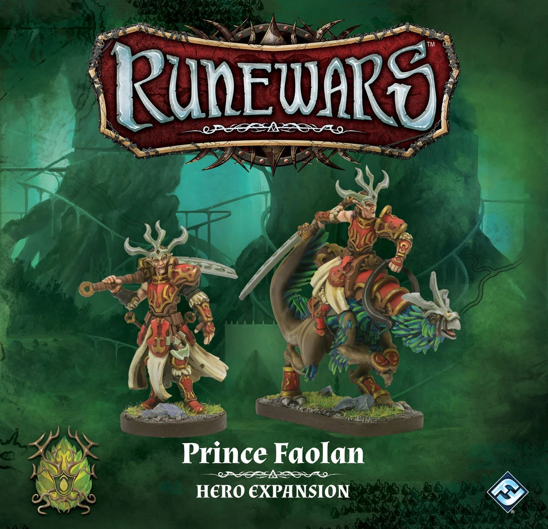 Fantasy Flight Games Runewars Miniatures Game: Prince Faolan - Hero Expansion 1 Fantasy Flight Games Runewars Miniatures Game: Prince Faolan - Hero Expansion