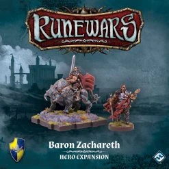 Fantasy Flight Games Runewars Miniatures Game: Baron Zachareth - Hero Expansion