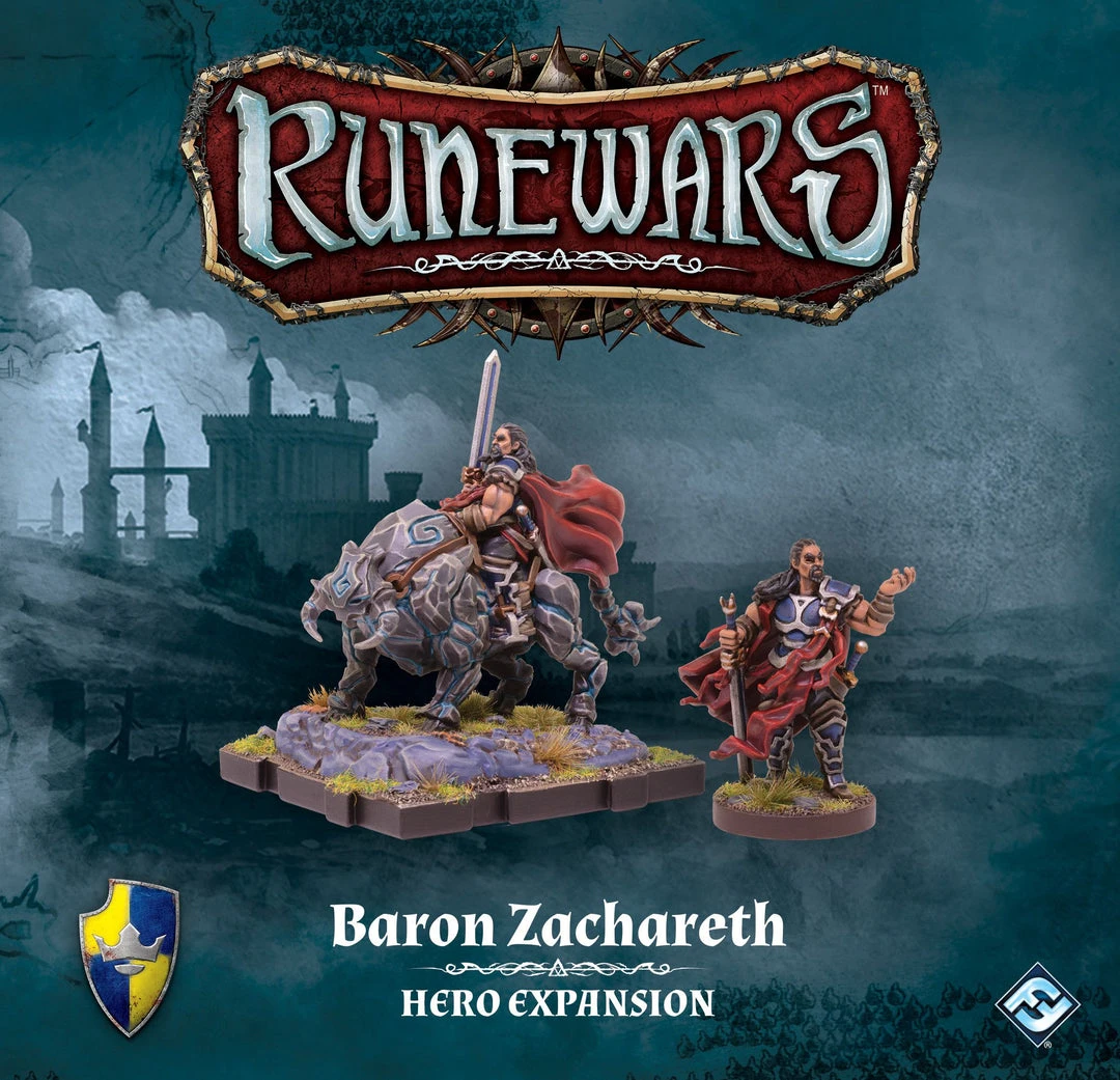 Fantasy Flight Games Runewars Miniatures Game: Baron Zachareth - Hero Expansion 1 Fantasy Flight Games Runewars Miniatures Game: Baron Zachareth - Hero Expansion