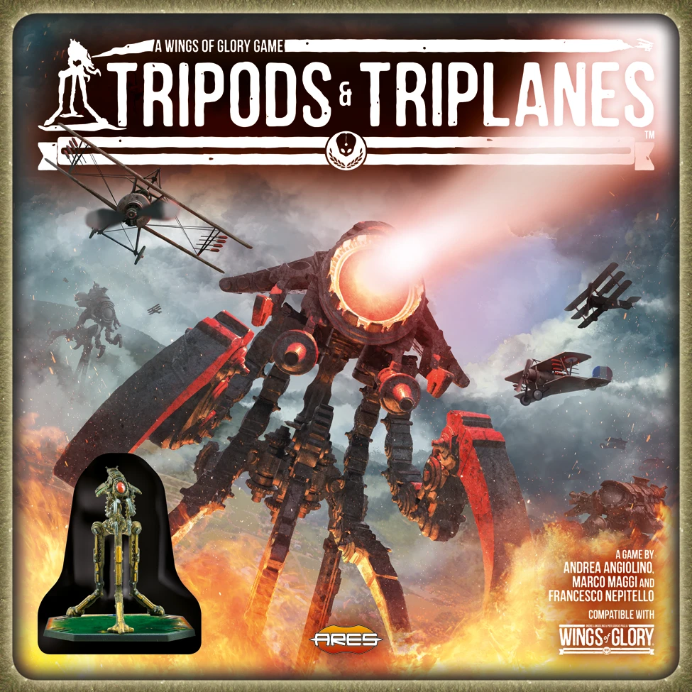 Ares Games Board Games Wings Of Glory: Tripods & Triplanes 1 Ares Games Board Games Wings Of Glory: Tripods & Triplanes