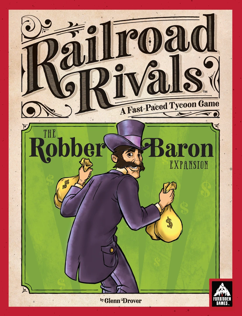 Forbidden Games Railroad Rivals: Robber Baron Expansion (Standard Edition) 1 Forbidden Games Railroad Rivals: Robber Baron Expansion (Standard Edition)
