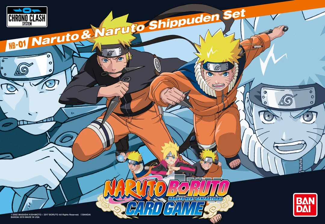 Bandai Board Games Naruto Boruto Card Game: Naruto & Naruto Shippuden Set 1 Bandai Board Games Naruto Boruto Card Game: Naruto & Naruto Shippuden Set