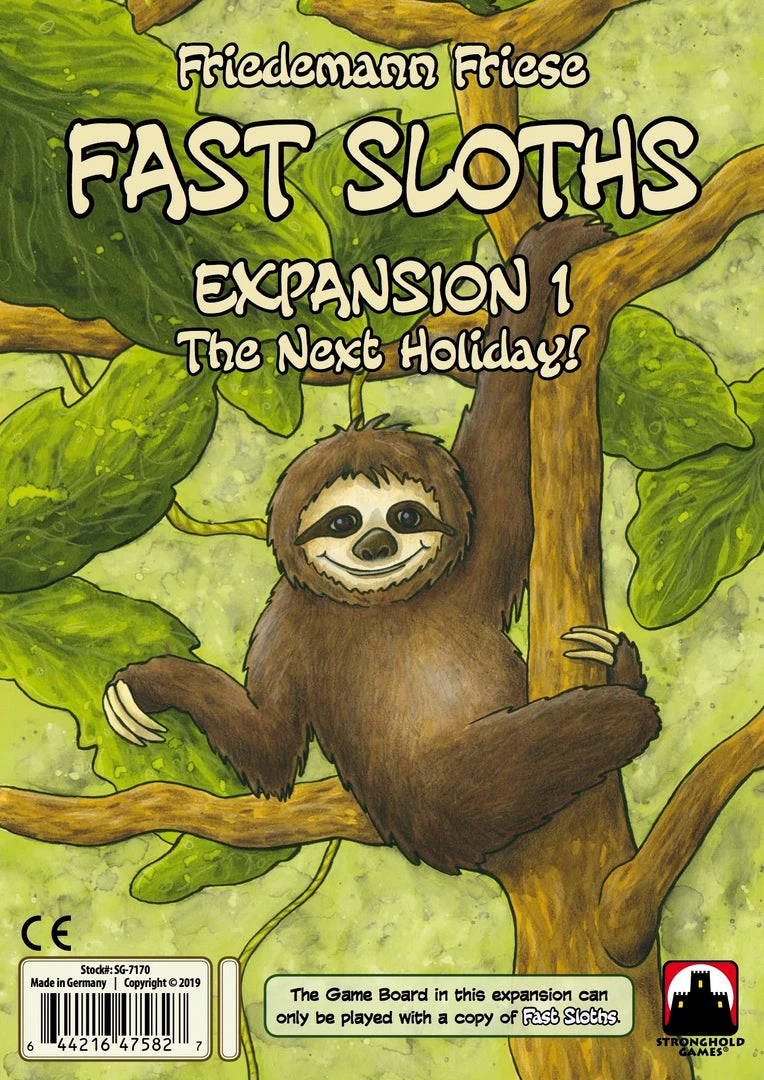 Stronghold Games Fast Sloths: Expansion 1 – The Next Holiday! Board Games 1 Stronghold Games Fast Sloths: Expansion 1 – The Next Holiday! Board Games