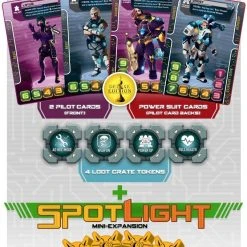 Gamelyn Games Board Games Tiny Epic Mechs: Kickstarter Deluxe Promo Pack