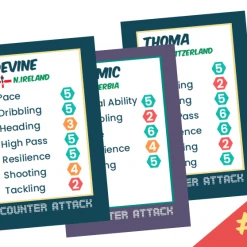 Giga Mech Games Board Games Counter Attack: Player Cards Set #4