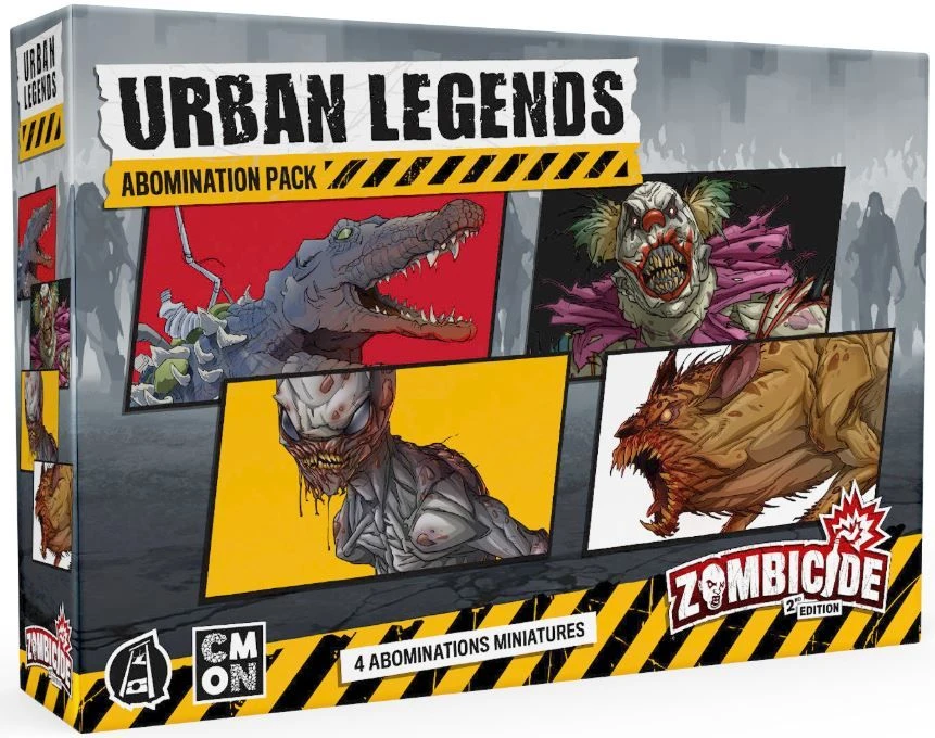 CMON Limited Zombicide (2nd Edition): Urban Legends Abominations *PRE-ORDER* Board Games 1 CMON Limited Zombicide (2nd Edition): Urban Legends Abominations *PRE-ORDER* Board Games