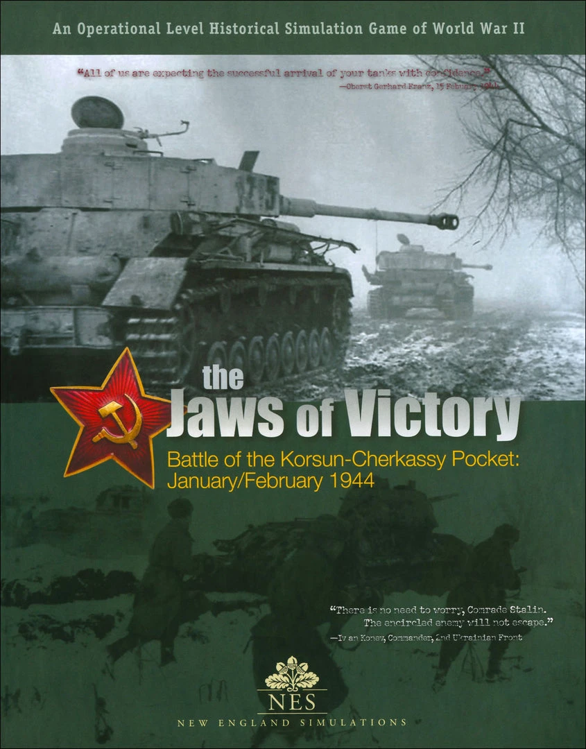 New England Simulations The Jaws Of Victory: Battle Of Korsun-Cherkassy Pocket – January/February 1944 Board Games 1 New England Simulations The Jaws Of Victory: Battle Of Korsun-Cherkassy Pocket – January/February 1944 Board Games