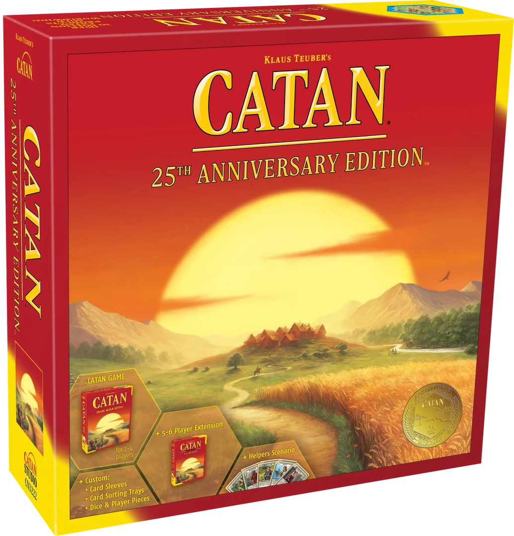 Catan Studio Catan: 25th Anniversary Edition Board Games 1 Catan Studio Catan: 25th Anniversary Edition Board Games