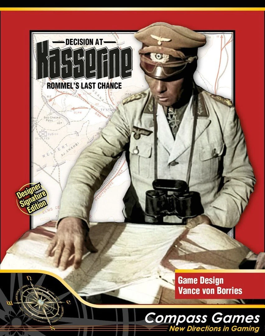 Compass Games Decision At Kasserine: Rommel's Last Chance – Designer Signature Edition Board Games 1 Compass Games Decision At Kasserine: Rommel's Last Chance – Designer Signature Edition Board Games