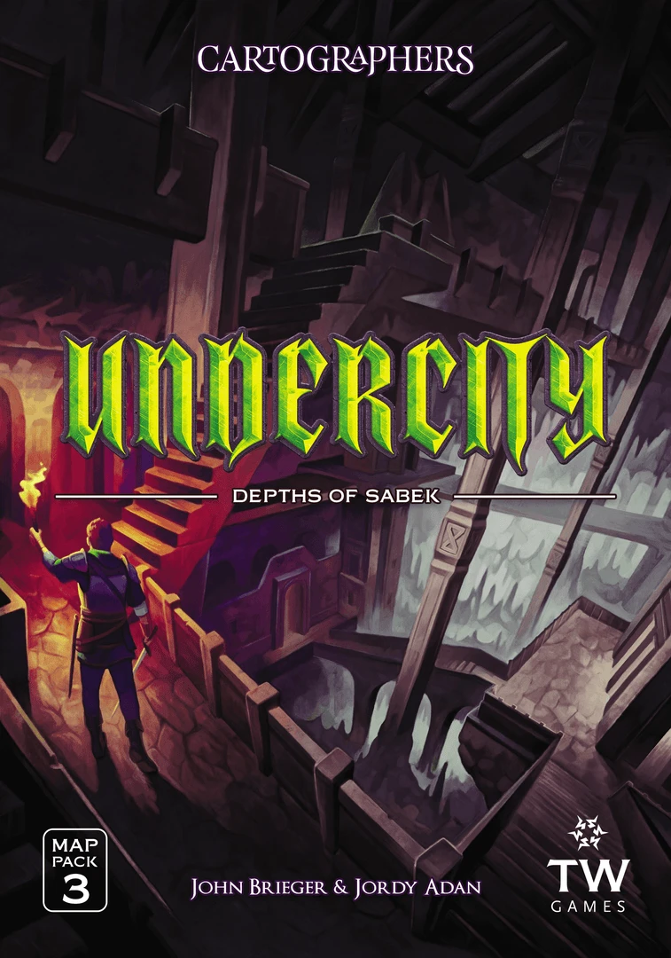 Thunderworks Games Board Games Cartographers Map Pack 3: Undercity – Depths Of Sabek 1 Thunderworks Games Board Games Cartographers Map Pack 3: Undercity – Depths Of Sabek