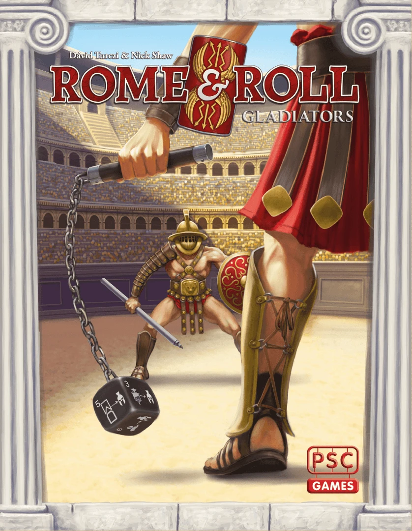 PSC Games Rome & Roll: Gladiators *PRE-ORDER* Board Games 1 PSC Games Rome & Roll: Gladiators *PRE-ORDER* Board Games