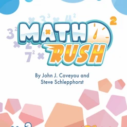 Genius Games Board Games Math Rush: Multiplication & Exponents