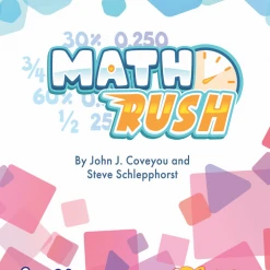 Genius Games Board Games Math Rush: Fractions, Decimals, & Percents
