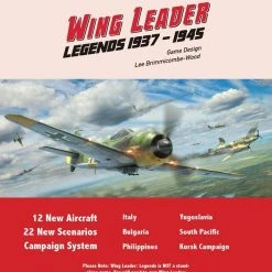 GMT Games Board Games Wing Leader: Legends 1937-1945