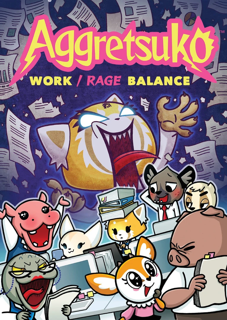 Renegade Game Studios Aggretsuko: Work/Rage Balance Board Games 1 Renegade Game Studios Aggretsuko: Work/Rage Balance Board Games