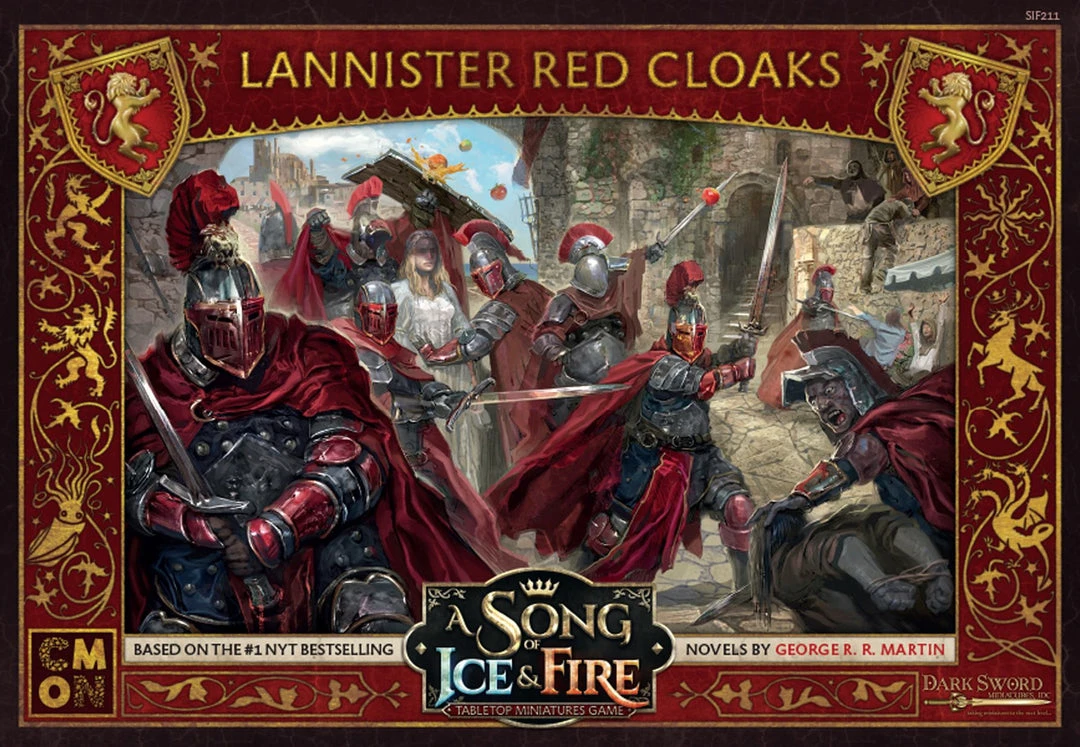 CMON Global Limited A Song Of Ice & Fire: Tabletop Miniatures Game – Lannister Red Cloaks 1 CMON Global Limited A Song Of Ice & Fire: Tabletop Miniatures Game – Lannister Red Cloaks