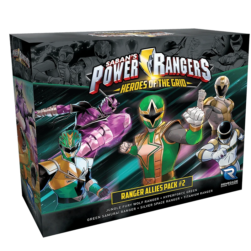 Renegade Game Studios Power Rangers: Heroes Of The Grid – Ranger Allies Pack #2 Board Games 1 Renegade Game Studios Power Rangers: Heroes Of The Grid – Ranger Allies Pack #2 Board Games