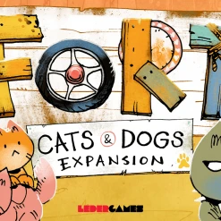 Leder Games Board Games Fort: Cats & Dogs Expansion