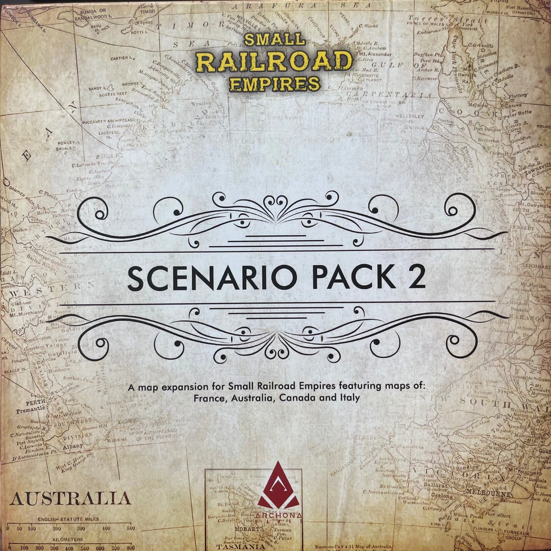 Archona Games Small Railroad Empires: Scenario Pack 2 Board Games 1 Archona Games Small Railroad Empires: Scenario Pack 2 Board Games