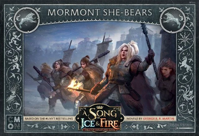 CMON Global Limited A Song Of Ice & Fire: Tabletop Miniatures Game – Mormont She-Bears 1 CMON Global Limited A Song Of Ice & Fire: Tabletop Miniatures Game – Mormont She-Bears
