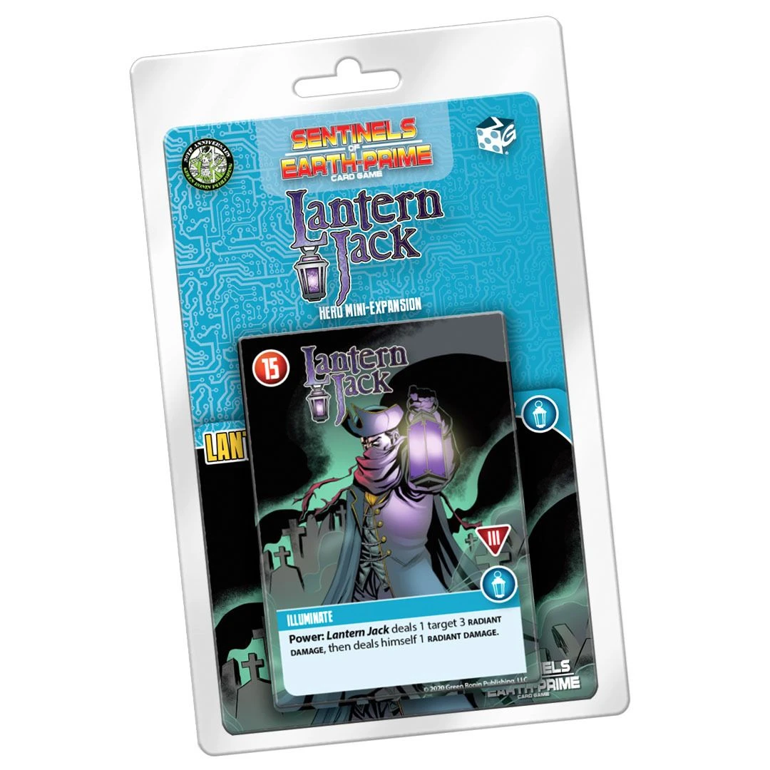 Green Ronin Publishing Board Games Sentinels Of Earth Prime: Lantern Jack Hero Mini-Expansion 1 Green Ronin Publishing Board Games Sentinels Of Earth Prime: Lantern Jack Hero Mini-Expansion