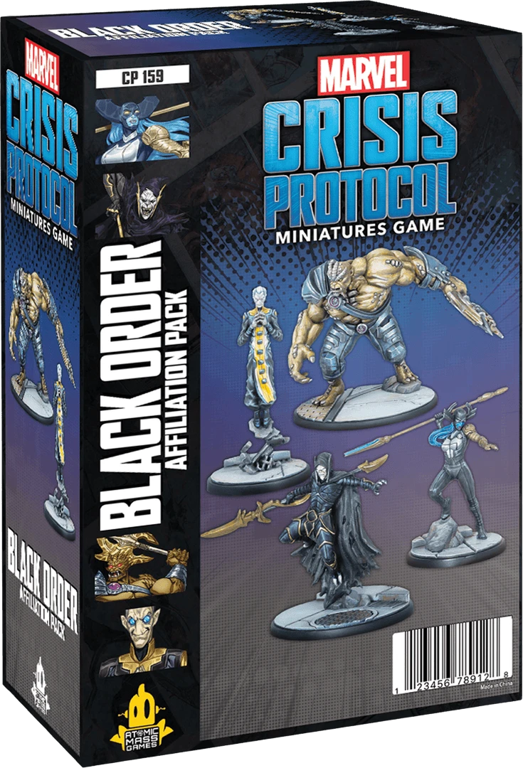 Atomic Mass Games Board Games Marvel: Crisis Protocol – Black Order Affiliation Pack 1 Atomic Mass Games Board Games Marvel: Crisis Protocol – Black Order Affiliation Pack