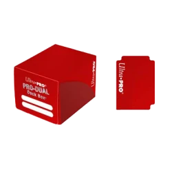 Ultra Pro - PRO Dual Small Red Deck Box (120) Deck Boxes