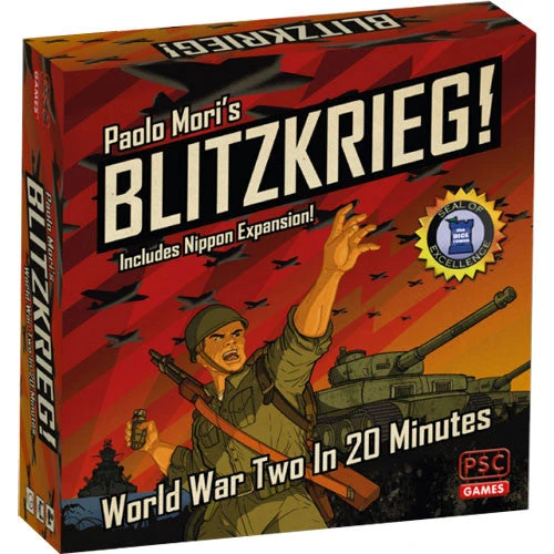 PSC Games Blitzkrieg!: World War Two In 20 Minutes (Square Edition) Board Games 1 PSC Games Blitzkrieg!: World War Two In 20 Minutes (Square Edition) Board Games