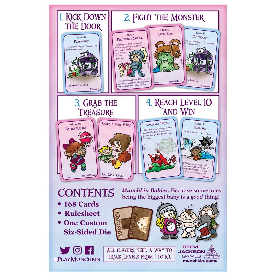 Steve Jackson Games Munchkin Babies Board Games 3 Steve Jackson Games Munchkin Babies Board Games