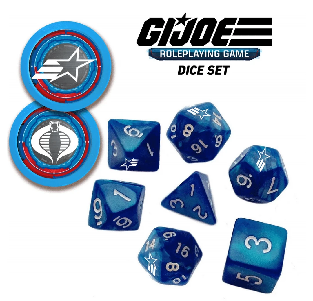 Renegade Game Studios G.I. JOE Roleplaying Game - Dice Set Jun 20-26, 2022 1 Renegade Game Studios G.I. JOE Roleplaying Game - Dice Set Jun 20-26, 2022