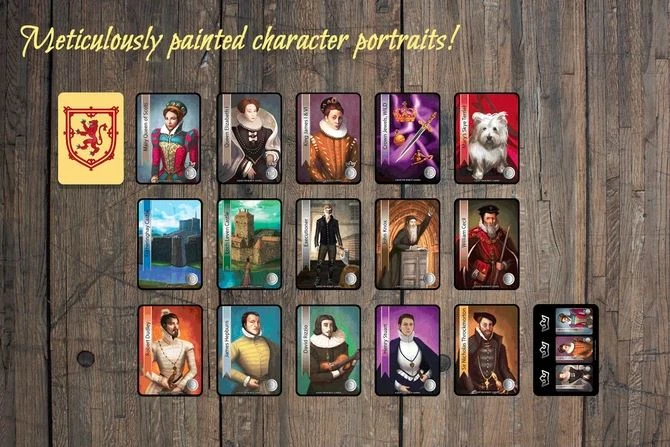 TIN ROBOT GAMES Board Games Queen Of Scots Card Game 3 TIN ROBOT GAMES Board Games Queen Of Scots Card Game