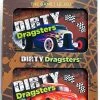 TIN ROBOT GAMES Dirty Dragsters: Blue And Orange Car Decks