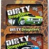 TIN ROBOT GAMES Board Games Dirty Dragsters: Green And Black Car Decks