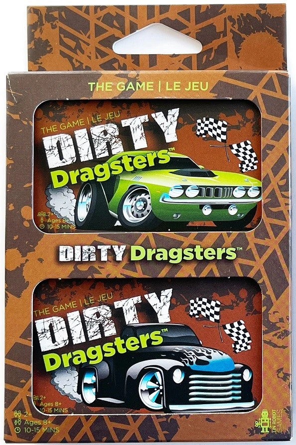 TIN ROBOT GAMES Board Games Dirty Dragsters: Green And Black Car Decks 1 TIN ROBOT GAMES Board Games Dirty Dragsters: Green And Black Car Decks