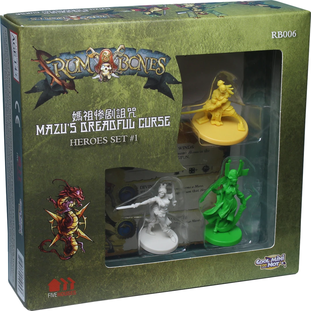 CMON Limited Rum & Bones: Mazu's Dreadful Curse Heroes Set #1 1 CMON Limited Rum & Bones: Mazu's Dreadful Curse Heroes Set #1