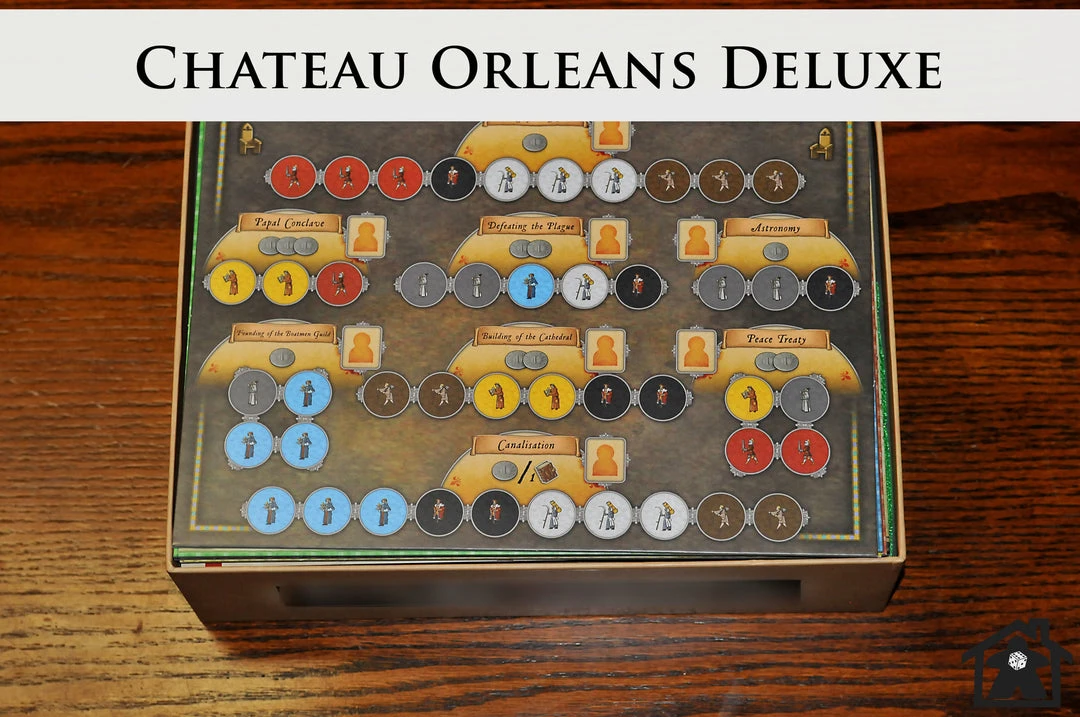 Meeple Realty - Chateau Orleans Deluxe (compatible With ORLEANS: DELUXE™ ) 1 Meeple Realty - Chateau Orleans Deluxe (compatible With ORLEANS: DELUXE™ )