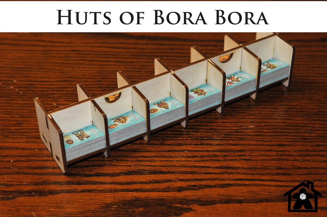 Meeple Realty - Huts Of Bora Bora (Compatible With BORA BORA™) 10 Meeple Realty - Huts Of Bora Bora (Compatible With BORA BORA™)