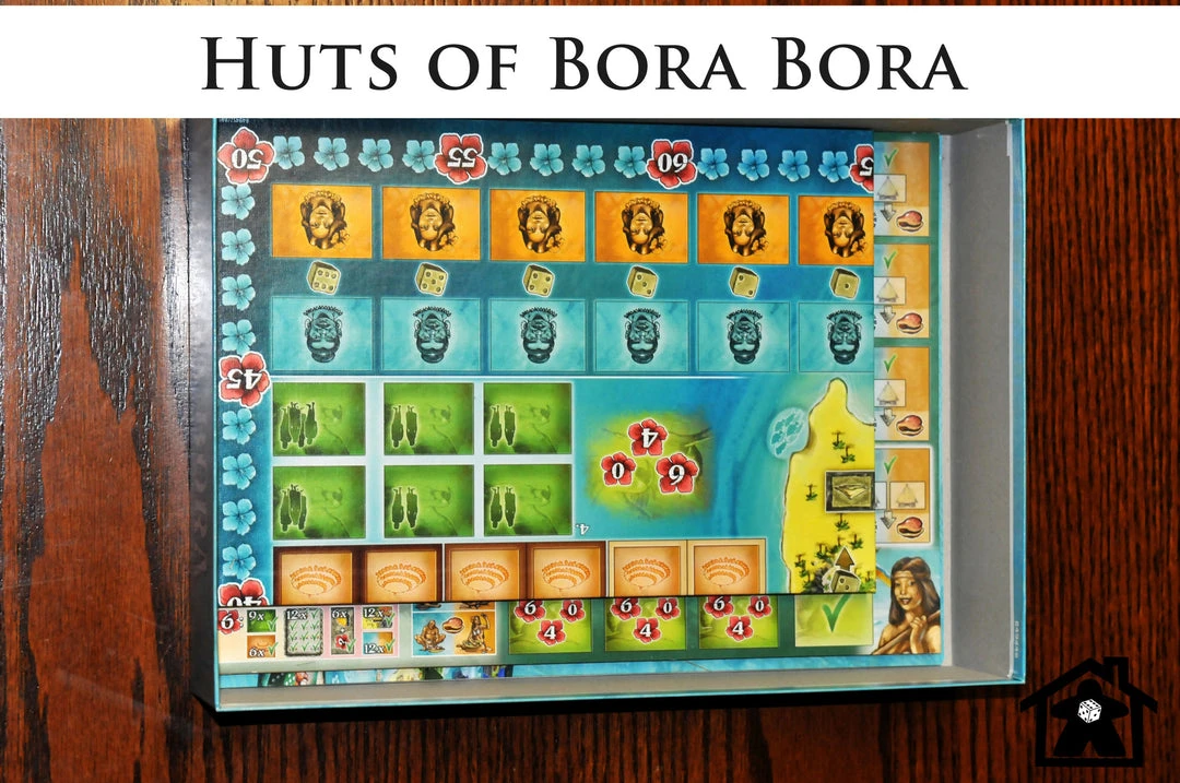 Meeple Realty - Huts Of Bora Bora (Compatible With BORA BORA™) 3 Meeple Realty - Huts Of Bora Bora (Compatible With BORA BORA™)